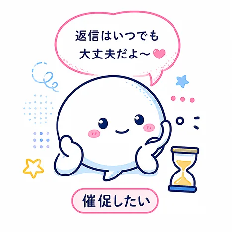 催促したい