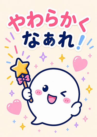 やわらかくなぁれ！ふんわり着せかえ